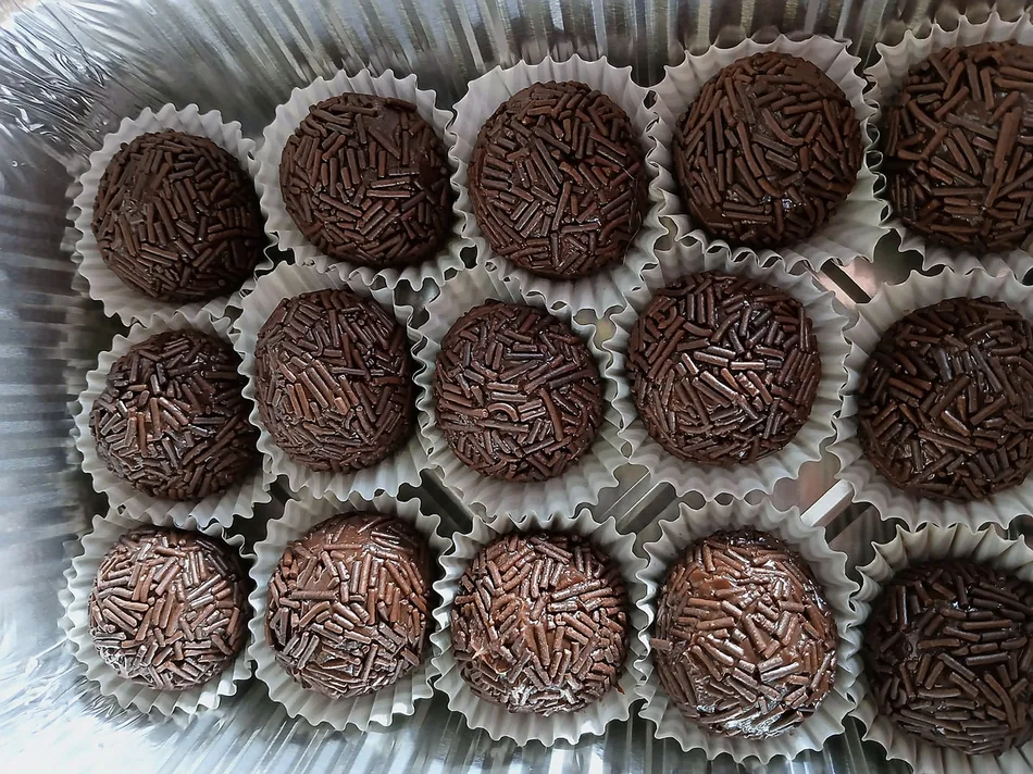 Brigadeiros feitos pela Keli
